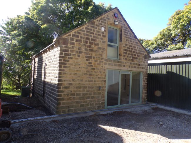 Outhouse conversion project in Bingley by Feathered Edge Builders