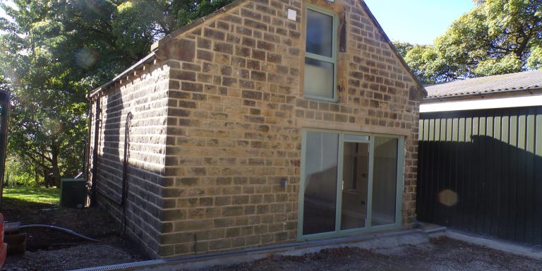 Outhouse conversion project in Bingley by Feathered Edge Builders